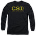 CSI/LOGO - L/S ADULT 18/1 - BLACK