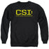 CSI/LOGO - ADULT CREWNECK SWEATSHIRT - BLACK