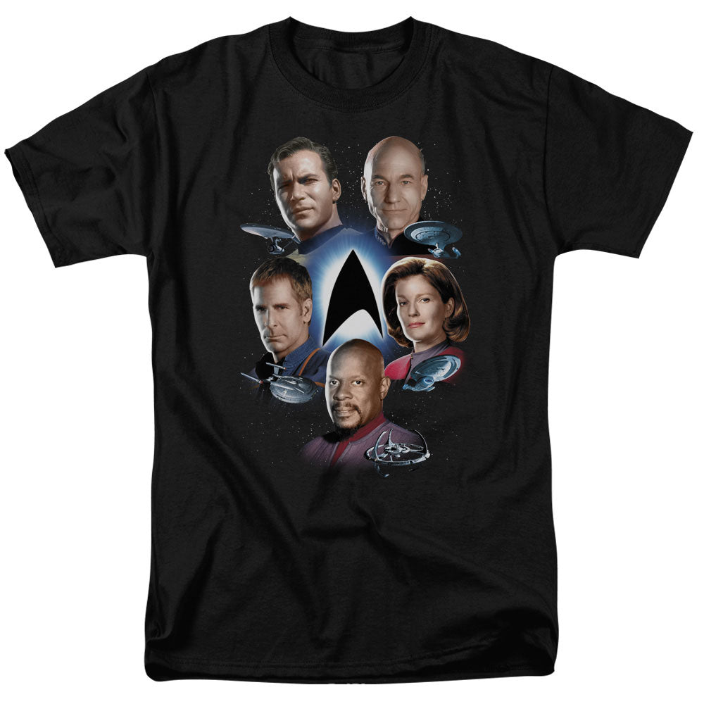 STAR TREK/STARFLEET'S FINEST - S/S ADULT 18/1 - BLACK