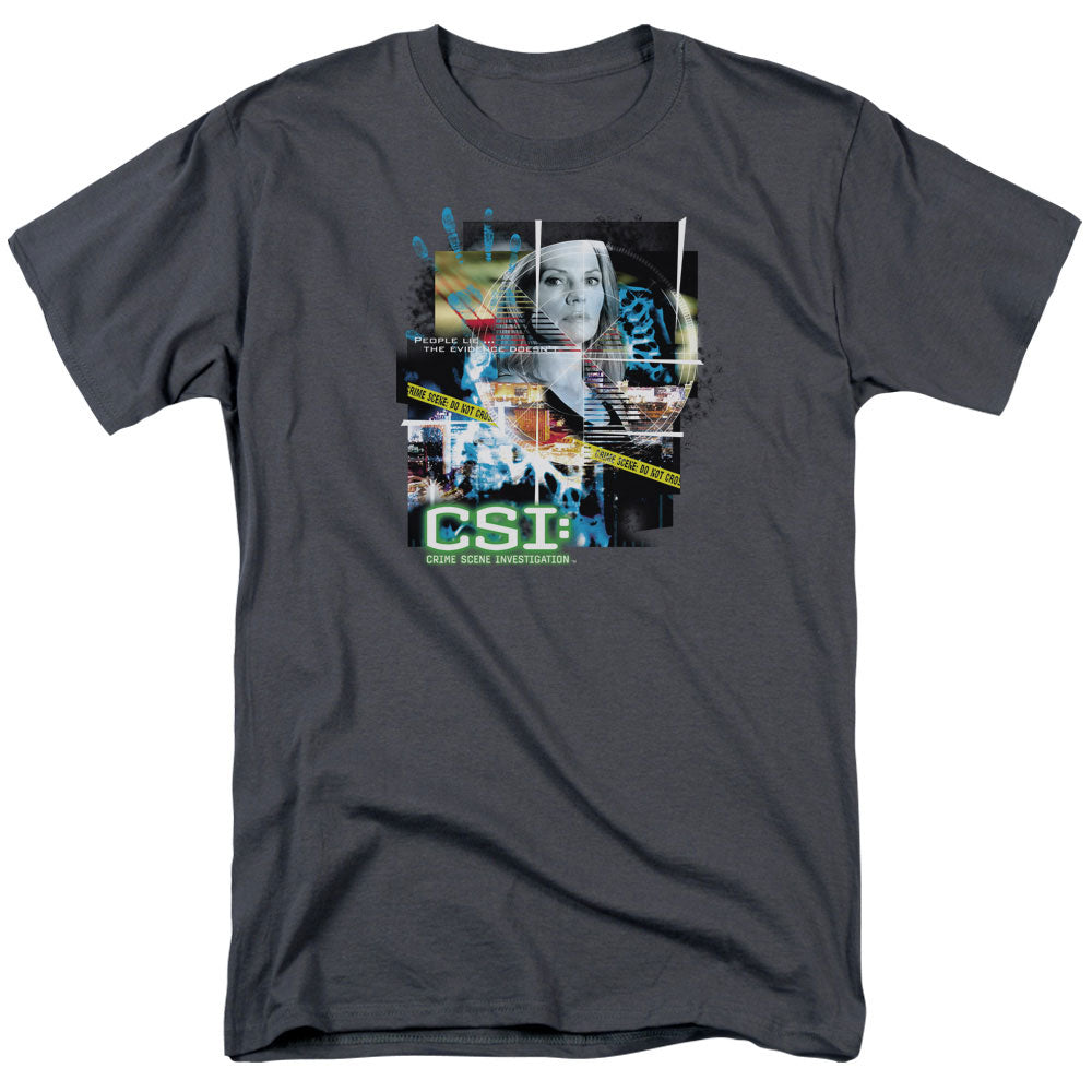 CSI/EVIDENCE COLLAGE - S/S ADULT 18/1 - CHARCOAL