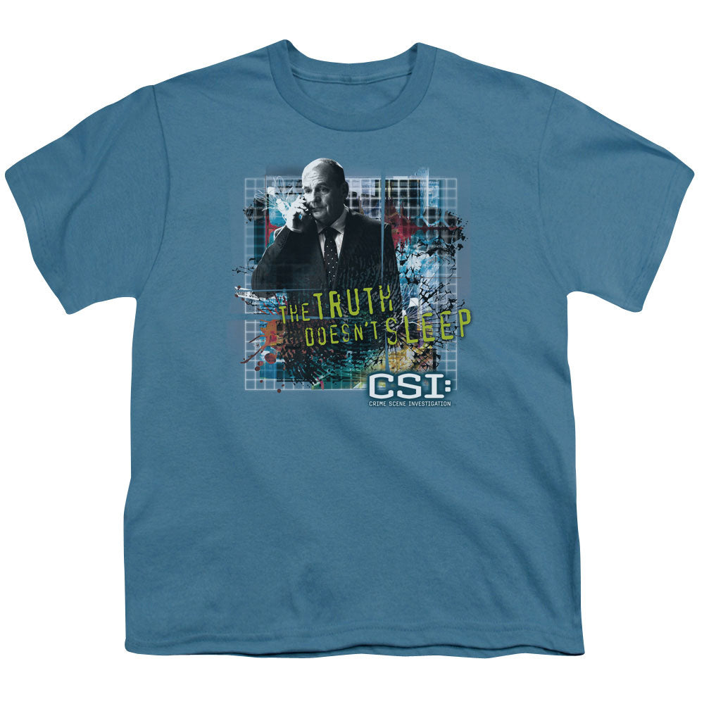 CSI/TRUTH DOESNT SLEEP - S/S YOUTH 18/1 - SLATE