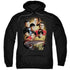 STAR TREK/HEART OF THE ENTERPRISE - ADULT PULLOVER HOODIE - BLACK