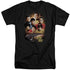 STAR TREK/HEART OF THE ENTERPRISE - S/S ADULT TALL 18/1 - BLACK