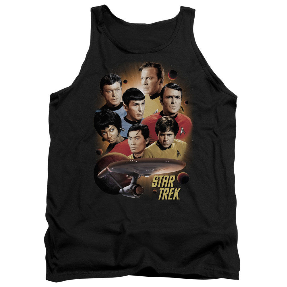 STAR TREK/HEART OF THE ENTERPRISE - ADULT TANK - BLACK