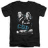 CSI/INVESTIGATE THIS - S/S ADULT V-NECK 30/1 - BLACK
