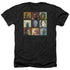 STAR TREK/ALIEN SQUARES - ADULT HEATHER - BLACK