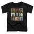 STAR TREK/ALIEN SQUARES - S/S TODDLER TEE - BLACK