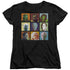 STAR TREK/ALIEN SQUARES - S/S WOMENS TEE - BLACK