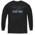 STAR TREK/ENTERPRISE OUTLINE - YOUTH LONG SLEEVE TEE - BLACK