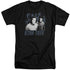 STAR TREK/KIRK SPOCK AND COMPANY - S/S ADULT TALL 18/1 - BLACK