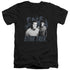 STAR TREK/KIRK SPOCK AND COMPANY - S/S ADULT V-NECK 30/1 - BLACK