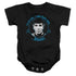 STAR TREK/ALMOST SMILE - INFANT SNAPSUIT - BLACK