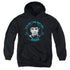 STAR TREK/ALMOST SMILE - YOUTH PULLOVER HOODIE - BLACK