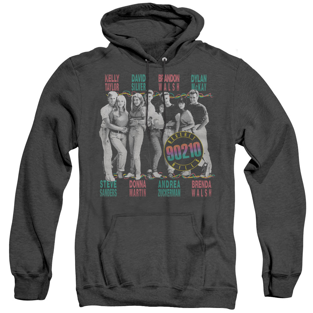 90210/WE GOT IT - ADULT HEATHER HOODIE - BLACK