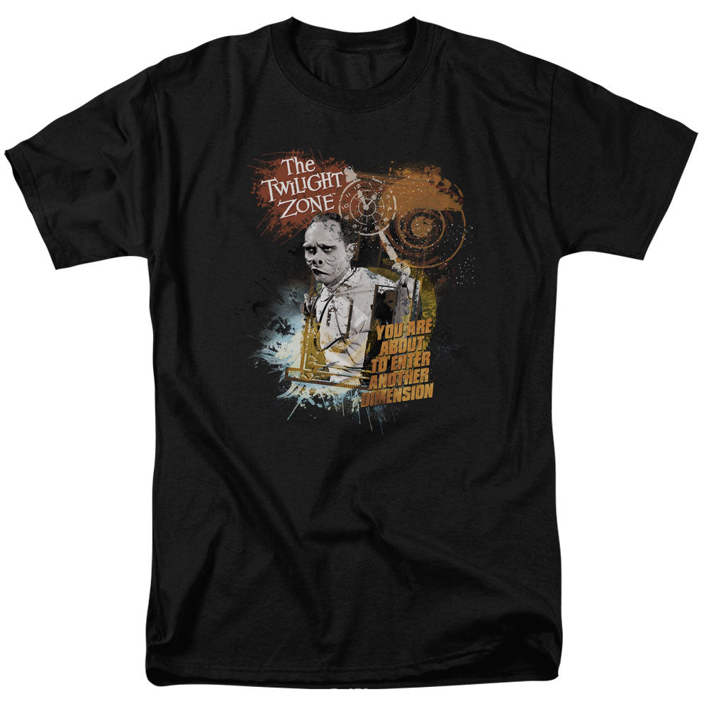 TWILIGHT ZONE/ENTER AT OWN RISK - S/S ADULT 18/1 - BLACK