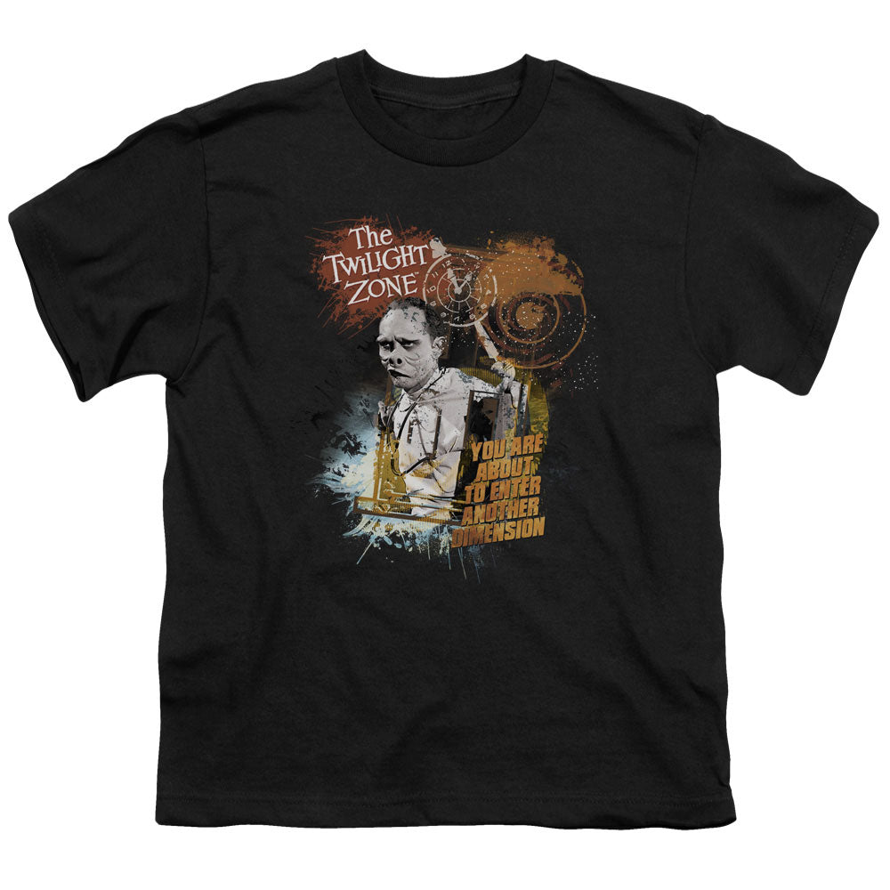 TWILIGHT ZONE/ENTER AT OWN RISK - S/S YOUTH 18/1 - BLACK
