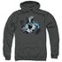 TWILIGHT ZONE/LAST MAN ON EARTH - ADULT PULLOVER HOODIE - CHARCOAL
