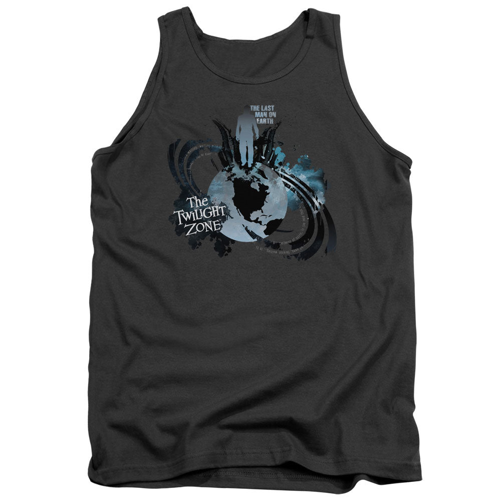 TWILIGHT ZONE/LAST MAN ON EARTH - ADULT TANK - CHARCOAL