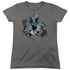TWILIGHT ZONE/LAST MAN ON EARTH - S/S WOMENS TEE - CHARCOAL