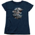 TWILIGHT ZONE/SCIENCE&SUPERSTITION - S/S WOMENS TEE - NAVY