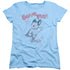MIGHTY MOUSE/SAVE ME - S/S WOMENS TEE - LIGHT BLUE