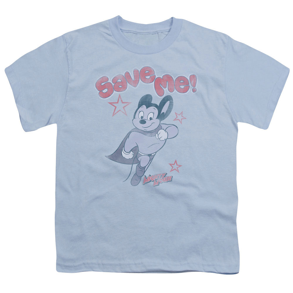 MIGHTY MOUSE/SAVE ME - S/S YOUTH 18/1 - LIGHT BLUE