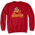 MIGHTY MOUSE/I&#39;M MIGHTY - ADULT CREWNECK SWEATSHIRT - RED