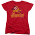 MIGHTY MOUSE/IM MIGHTY - S/S WOMENS TEE - RED