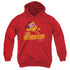 MIGHTY MOUSE/IM MIGHTY - YOUTH PULLOVER HOODIE - RED