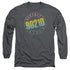 90210/COLOR BLEND LOGO - L/S ADULT 18/1 - CHARCOAL
