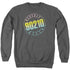 90210/COLOR BLEND LOGO - ADULT CREWNECK SWEATSHIRT - CHARCOAL
