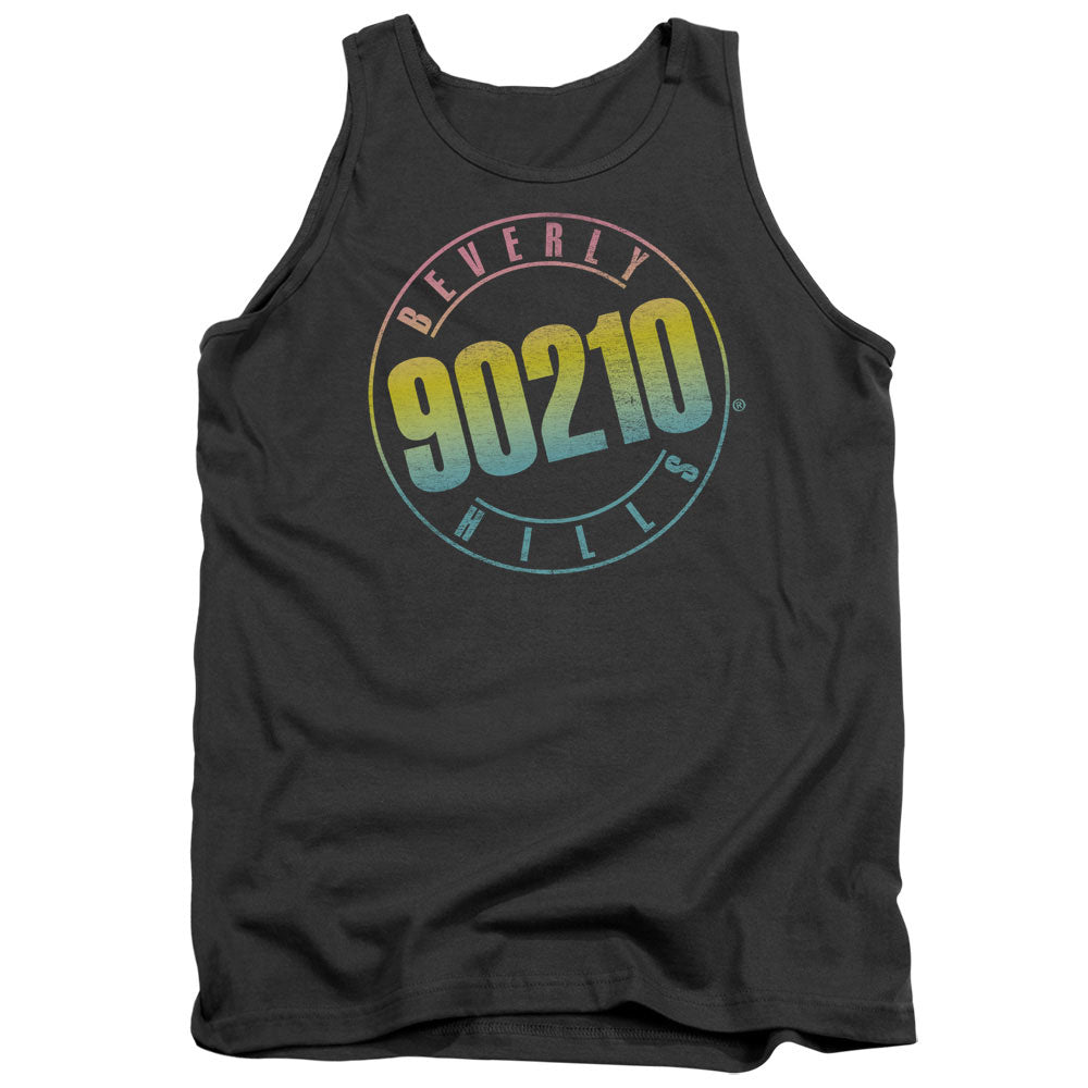 90210/COLOR BLEND LOGO - ADULT TANK - CHARCOAL