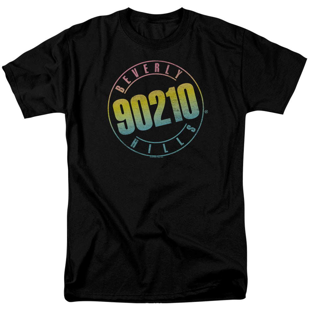 90210/COLOR BLEND LOGO - S/S ADULT 18/1 - BLACK