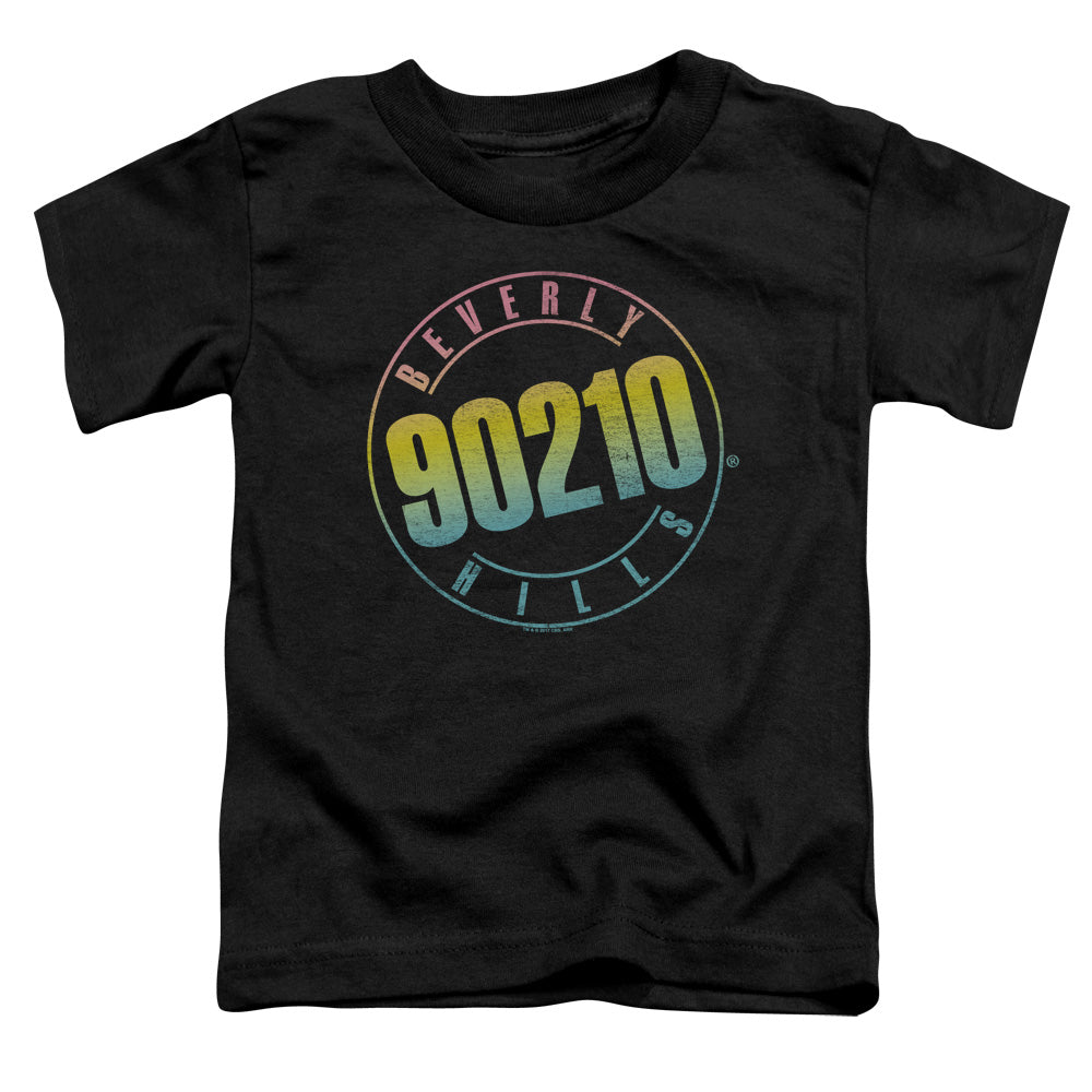 90210/COLOR BLEND LOGO - S/S TODDLER TEE - BLACK