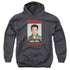 NCIS/WANTED - YOUTH PULLOVER HOODIE - CHARCOAL
