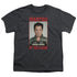 NCIS/WANTED - S/S YOUTH 18/1 - CHARCOAL