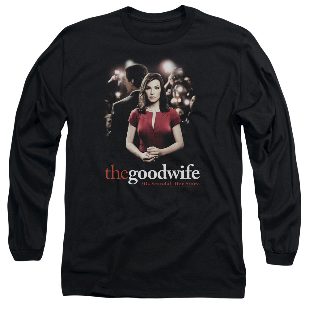 THE GOOD WIFE/BAD PRESS -  L/S ADULT 18/1  - BLACK