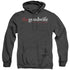 THE GOOD WIFE/LOGO - ADULT HEATHER HOODIE - BLACK