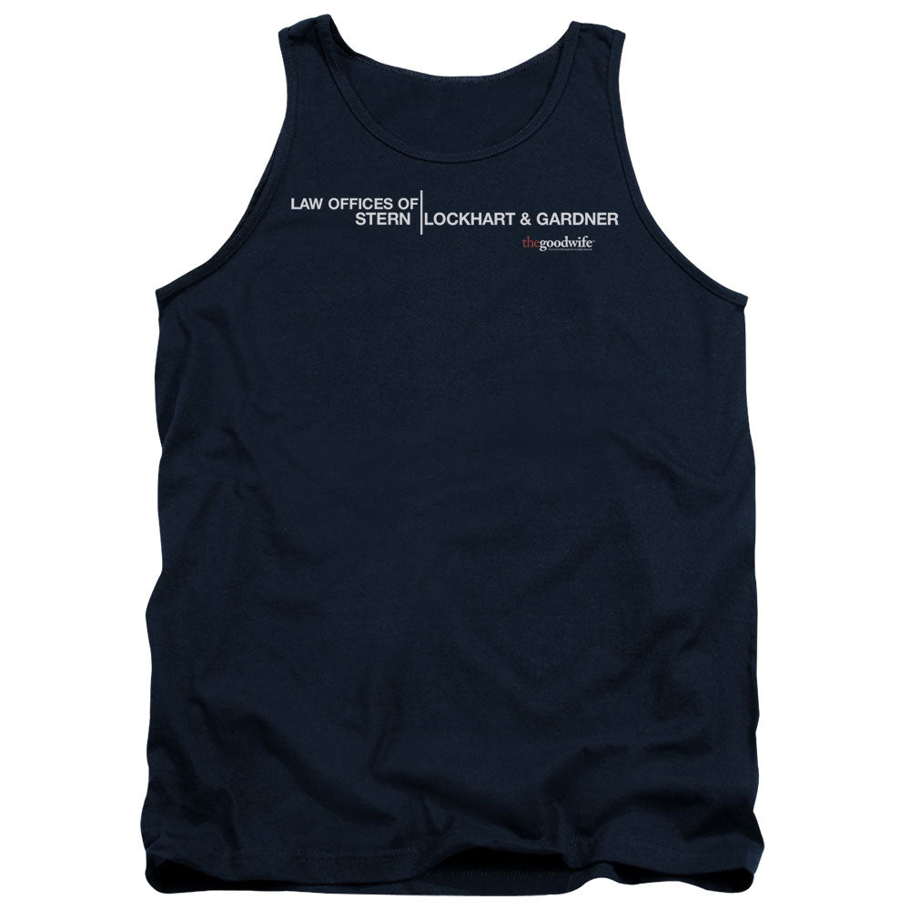 THE GOOD WIFE/LAW OFFICES - ADULT TANK - NAVY