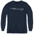 THE GOOD WIFE/LAW OFFICES - YOUTH LONG SLEEVE TEE - NAVY