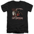 NCIS/THANKS FOR LISTENING - S/S ADULT V-NECK 30/1 - BLACK