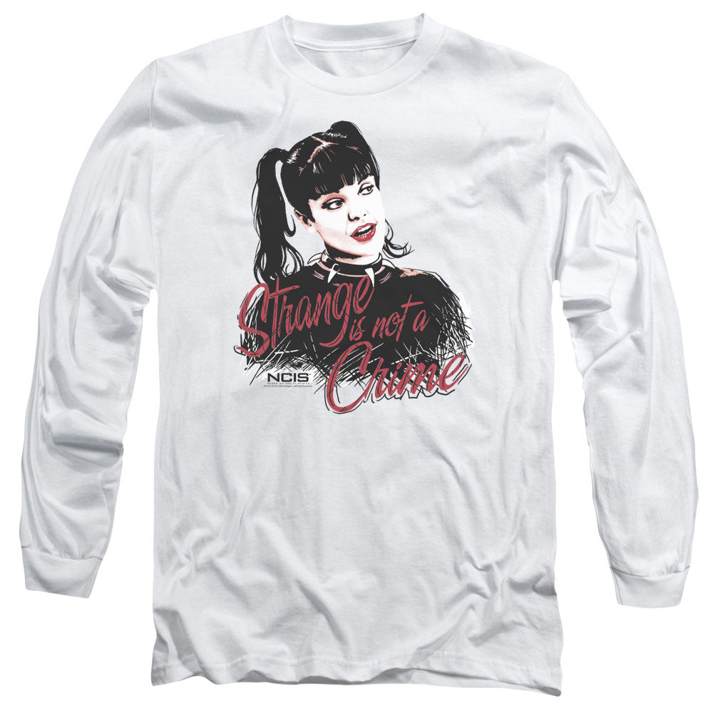 NCIS/STRANGE IS NOT A CRIME - L/S ADULT 18/1 - WHITE