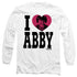NCIS/I HEART ABBY - L/S ADULT 18/1 - WHITE