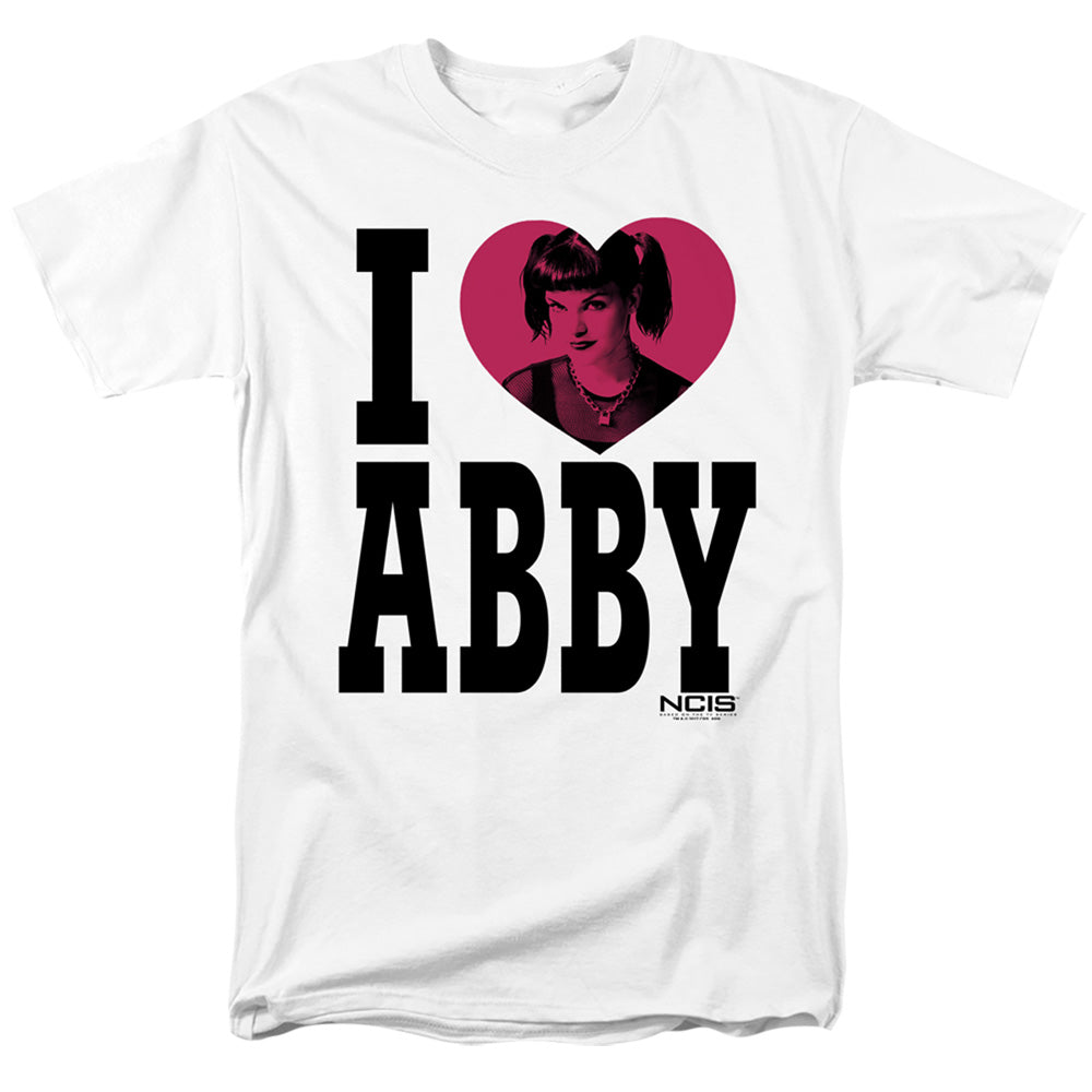 NCIS/I HEART ABBY - S/S ADULT 18/1 - WHITE