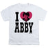 NCIS/I HEART ABBY - S/S YOUTH 18/1 - WHITE