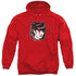 NCIS/ABBY HEART - ADULT PULLOVER HOODIE - RED