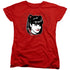 NCIS/ABBY HEART - S/S WOMENS TEE - RED
