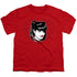 NCIS/ABBY HEART - S/S YOUTH 18/1 - RED