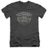 STAR TREK/SISKO GRADUATION - S/S ADULT V-NECK 30/1 - CHARCOAL