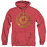 STAR TREK/ENGINEERING - ADULT HEATHER HOODIE - RED